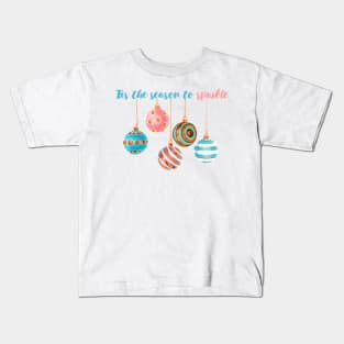 Christmas Tree Ornaments Kids T-Shirt